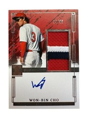 Won-Bin Cho 2024 Panini Impeccable Elegance Patch Auto /99