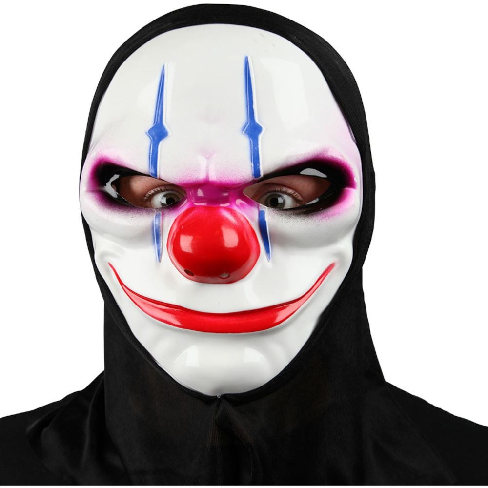 Wicked Costumes Freaky Clown Mask With Hood