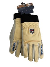 HESTRA Army Leather Gloves Wool Terry Liner Unisex 10 XL New Ski Winter Snow