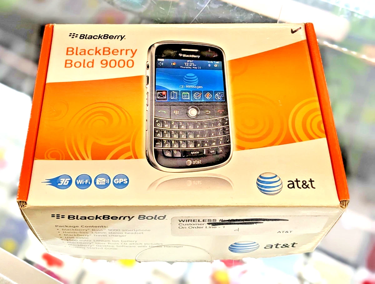 BlackBerry Bold 9000 1 GB AT&T Cell Phones & Smartphones for sale