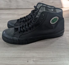 PF Flyers Sandlot Black Canvas Center Hi High Top Sneakers Shoes Mens Size 14