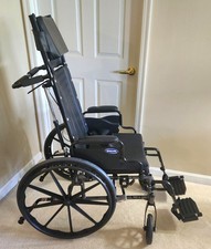 INVACARE TRACER SX5 WHEELCHAIR FULLY RECLINING HIGH BACK