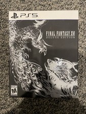 Square Enix Final Fantasy XVI Deluxe Edition SteelBook PS5 PRISTINE condition.