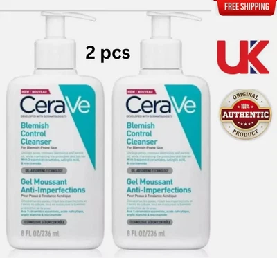 2pcs CeraVe Blemish Control Face Cleanser - 236ml （Total 472ml）