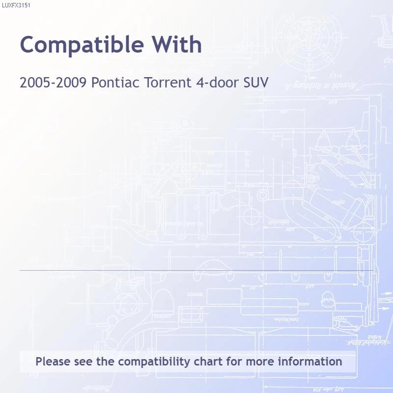 4 piezas. Borde de poste de pilar cromado FX de lujo para SUV de 4 puertas Pontiac Torrent 2005-2009 Foto 3 de 4