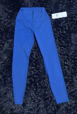 Alo Yoga High Waist Leggings Electric Blue Size S Activewear Athletic Gym Yoga
