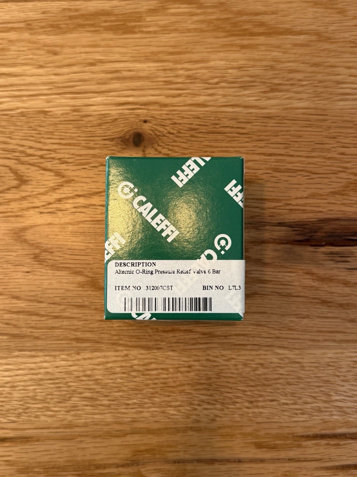 Caleffi 312007CST 6 Bar 1/2" PushFit O-Ring Pressure Relief Valve 312007 2