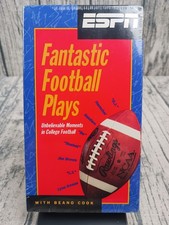 Fantastic Football Plays: Unbelievable Moments In College (VHS, 1991, ESPN) New
