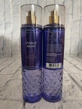 2 Bath  Body Works Starlit Night Fine Fragrance Mist 8 fl oz NEW