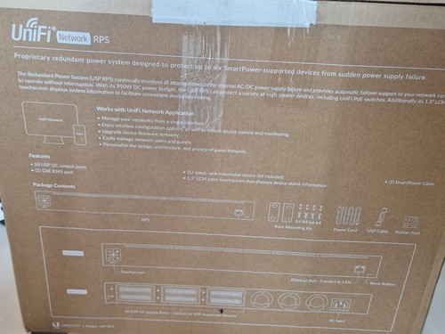 Ubiquiti UniFi SmartPower Redundant Power System // USP-RPS - Afbeelding 2 van 3
