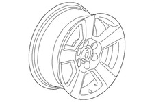 Genuine Gm 20x9-inch Aluminum Wheel 20937764