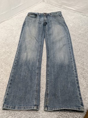 Ariat M5 Jeans Mens 30x32 Slim Straight Medium Wash Lite Distress Measures 32x31