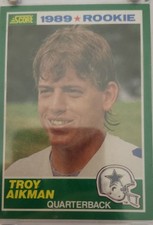 Score Football Card Designs Through the Years, 1989-2013 37