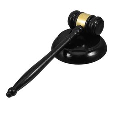 Portable Gavel Auction Hammer Reusable Judge Gifts for Lawyers Prop