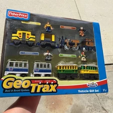 GEOTRAX VEHICLE GIFT SET 4 Teams CONFUSED, FRIENDLIEST, CRABBIEST & BUSIEST NEW