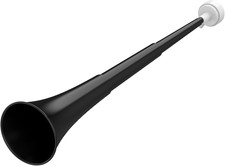 Loud 24 Collapsible Vuvuzela Stadium Trumpet Horn for Sports Party Black