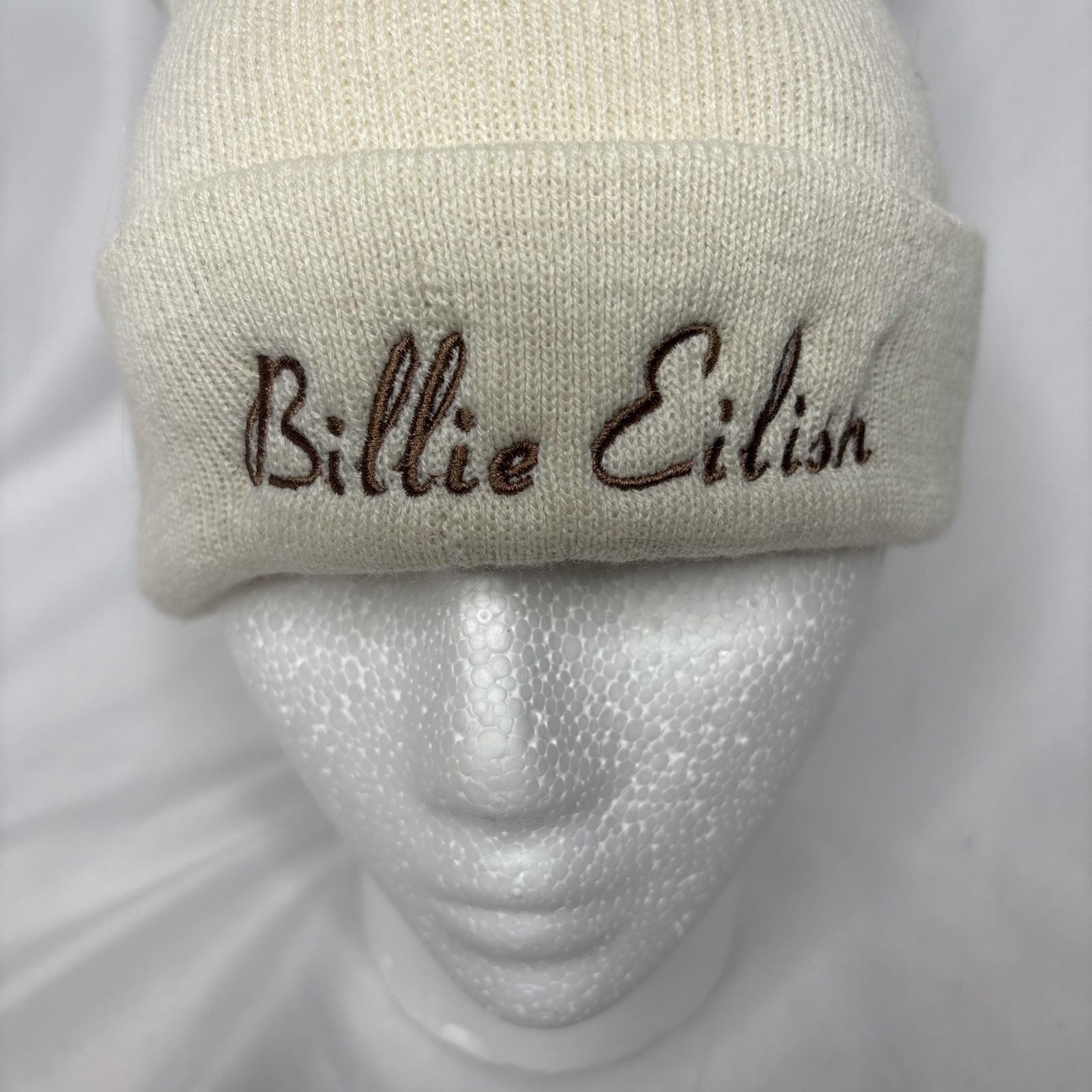 Billie Eilish Script Logo Cuffed Knit Beanie Wint… - image 3