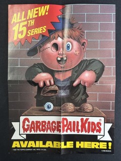 1988 Garbage Pail Kids GPK 15th Series ANS 10x14 Poster