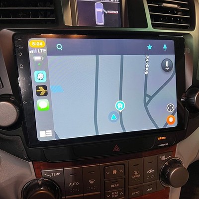 Carplay For Toyota Highlander 2008-2013 Car Radio Android 13 GPS Backup Cam BT