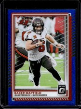 2025 Panini Donruss Optic Baker Mayfield Blue Prizm #/249 Buccaneers