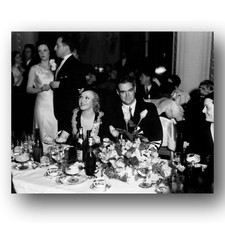 Howard Hughes and Ginger Rogers Seated Together Hollywood Event 1930s Vintage 8x Howard Hughes and Ginger Rogers Seated Together Hollywood Event 1930s Vintage 8x
