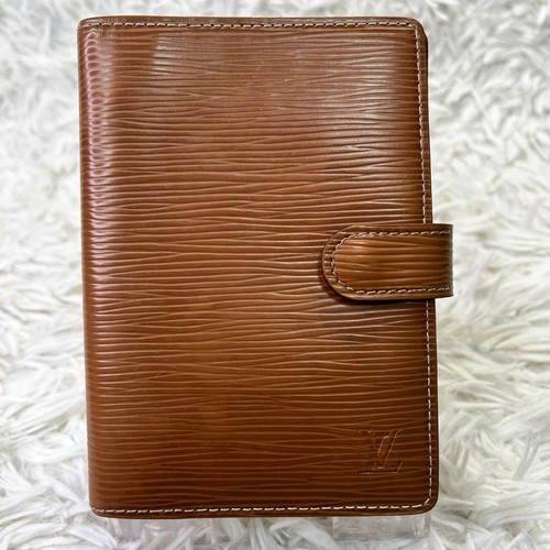 Used Beautiful item✨Louis Vuitton Epi notebook cover light brown - Picture 3 of 16