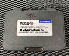 151253 Matco 4pc 12 Dr 12 Point 5 Pinless Uni Adv Impact Sockets Pre Owned 151253 Matco 4pc 12 Dr 12 Point 5 Pinless Uni Adv Impact Sockets Pre Owned
