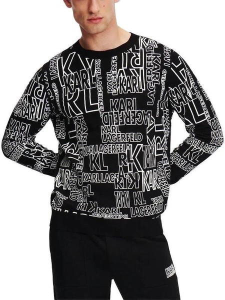 Men Karl Lagerfeld Sweater Black L