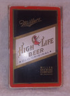 1946 MILLER HIGH LIFE BEER VINTAGE  PLAYING CARDS W/ CARD CALENDER ,INSTRUCTIONS — photo 1