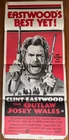 THE OUTLAW JOSEY WALES original poster - BEST ARTWORK-RARE POSTER-CLINT EASTWOOD