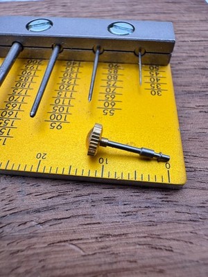 Timex watch Stem and Crown Assembly 224-360001 yellow NOS 5mm | eBay