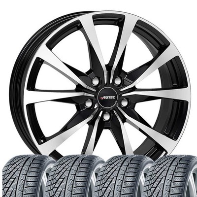 4 Winterräder Winter  Kompletträder für Ford Focus 6,5x16 Brixen SWP 205/60 R16