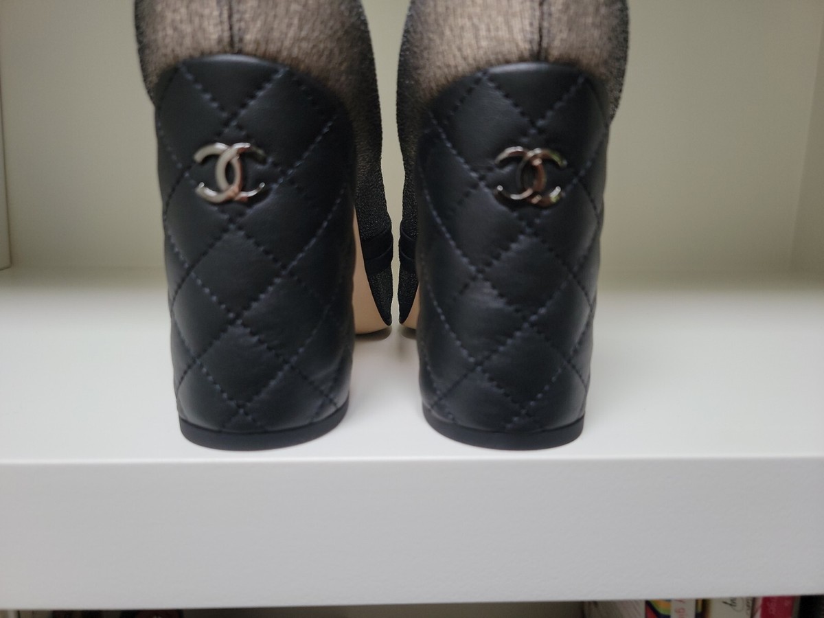 CHANEL メッシュブーティー 黒 箱付き 37サイズ CHANEL メッシュブーティー 黒 箱付き 37サイズ - メルカリ