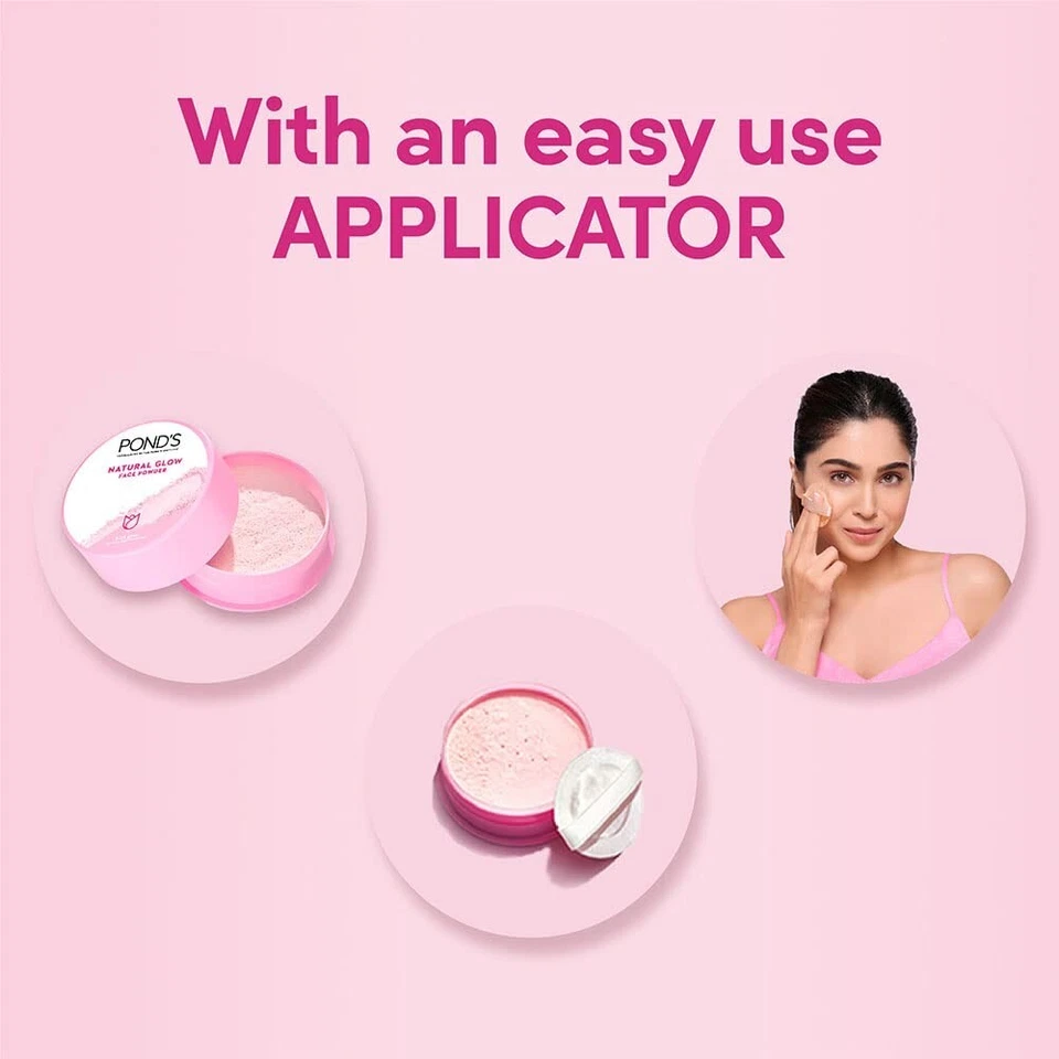 Pond's Natural Glow Face Powder, Pink Glow - 30G free shipping - Image 2 of 4