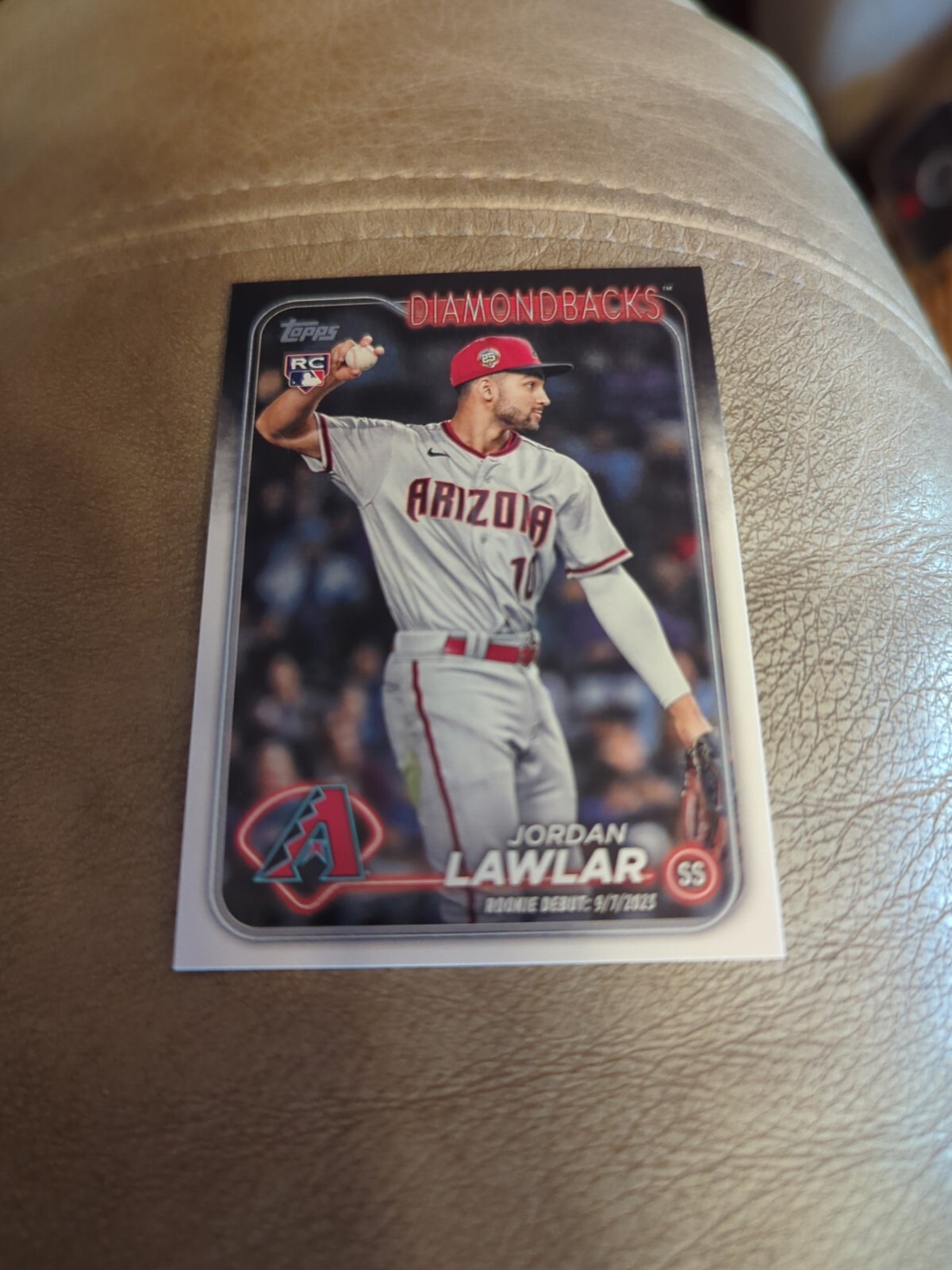 2024 Topps Update #US41 Jordan Lawlar RC RD Arizona Diamondbacks