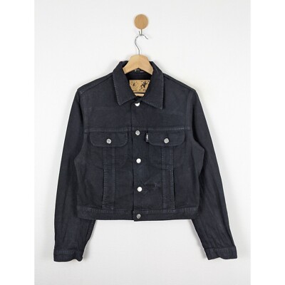 90’s agnes b. black denim jacket 3 Agnes B Denim jeans jacket | eBay