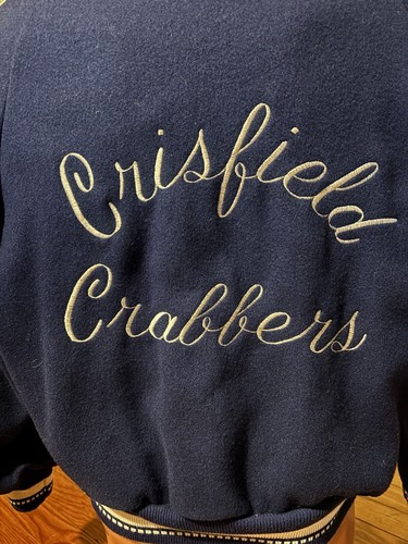 Vintage Crisfield Crabbers H S Varsity Jacket Eastern Shore Maryland by Deerfoot - Picture 7 of 16