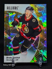 2023-24 UD Allure Hockey Yellow Taxi Brady Tkachuk #46 Senators