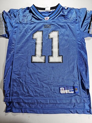 Vintage Detroit Lions NFL Roy Williams #11 Reebok Jersey Youth