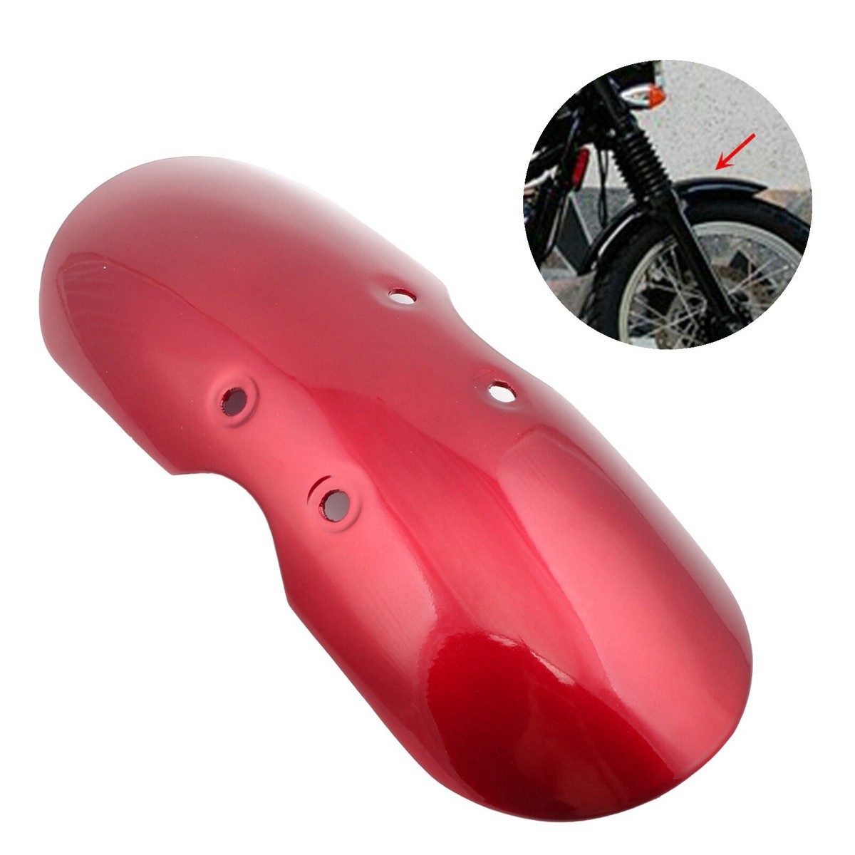 Matte Black Front Fender Mudguard For Triumph for Bonneville T100 Scrambler 900 | UK