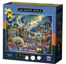 Dowdle Jigsaw Puzzle - Jackson Hole - 500 Piece