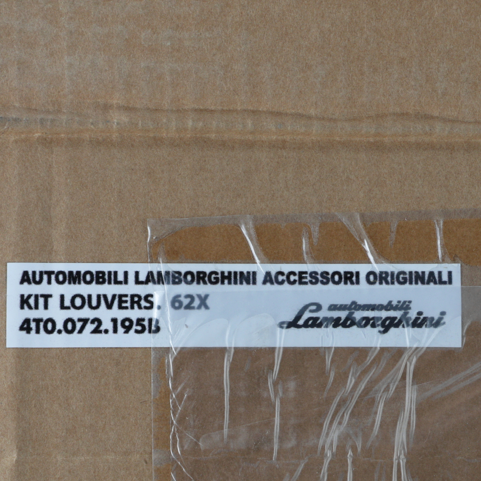GENUINE LAMBORGHINI Huracan EVO Front Fender Louvre Kit OEM NEW 4T0072195B