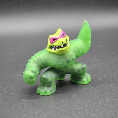 Heroes Of Goo Jit Zu Green Gator Rock Jaw Stretch Squish Toy by