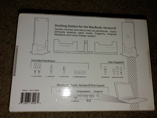 Henge Docks Version B Docking Station for 2009-2011 Apple Macbook Unibody - Picture 4 of 5