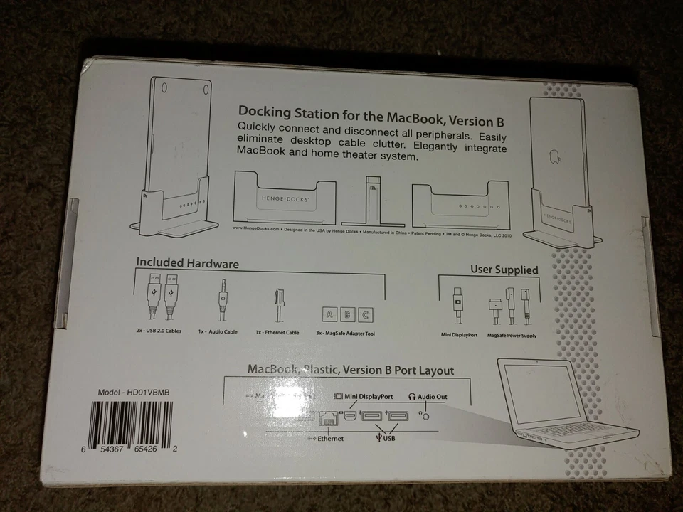 Henge Docks B 版坞站适用于 2009 - 2011 年苹果 Macbook Unibody — 第 4/4 张图片