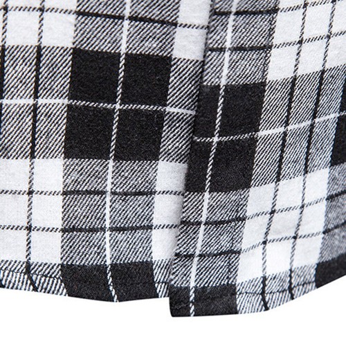 Men Summer Fashion Casual Plaid Sleeveless T Shirt Vest Button Checkered Tops^^ - Picture 13 of 27