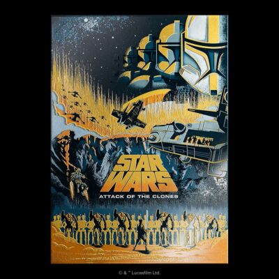   DISPLATE LIMITED EDITION XXX/1000 | ATTACK OF THE CLONES | NEU & OVP 