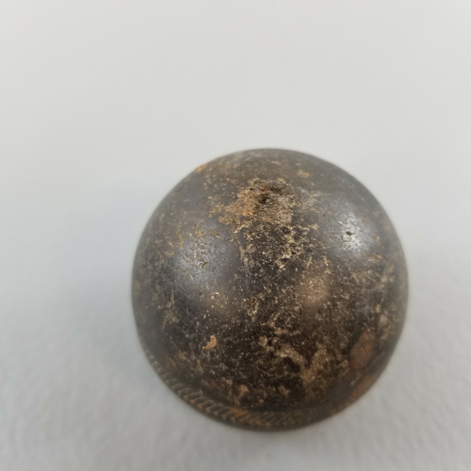 Vintage Gear Shift Knob Black 1 3/4" Shifter Hexagonal Insert Hole Ball