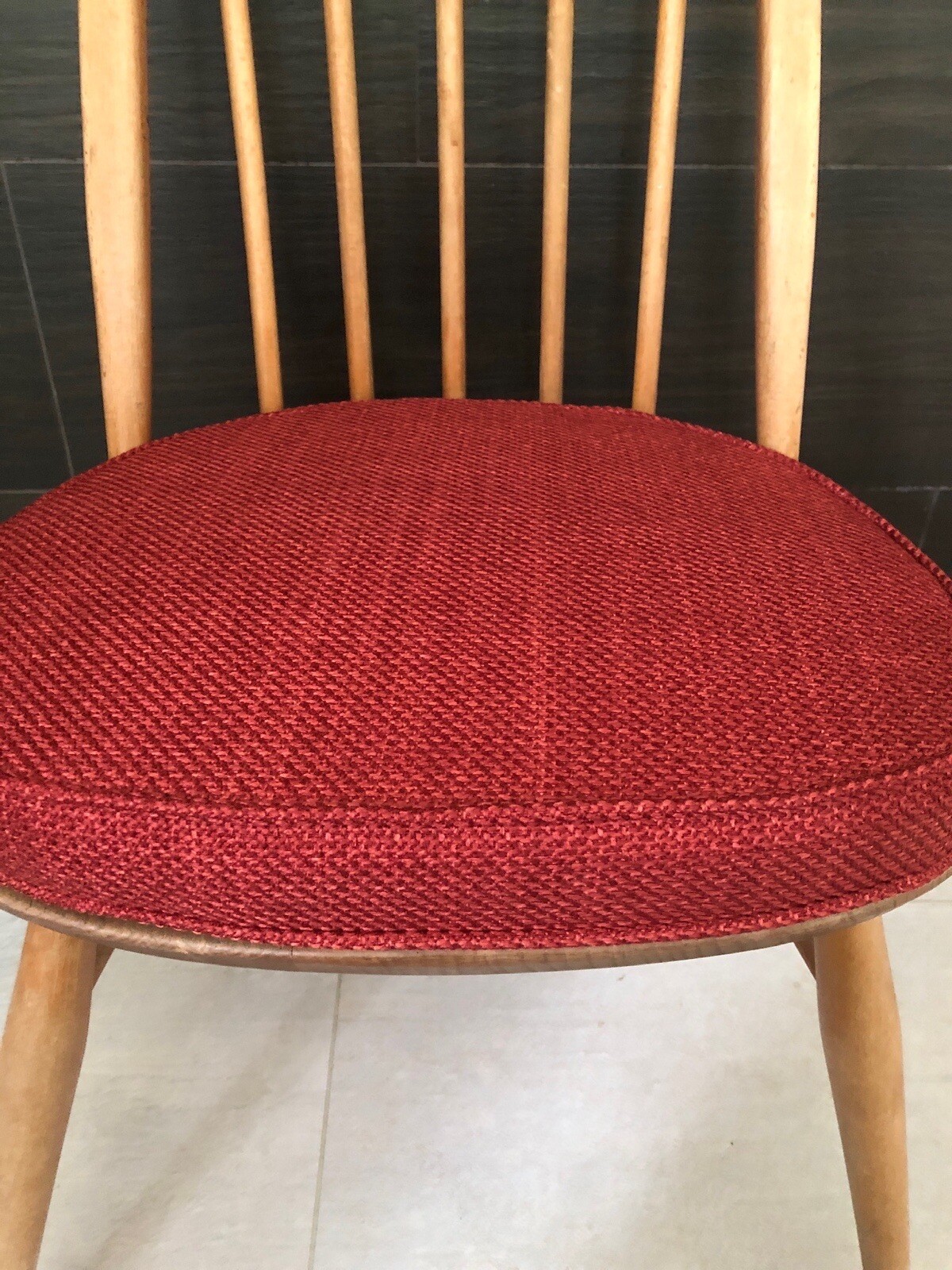 MyHome NEW Seat Pads / Cushions For Ercol Dining Chairs (Red) eBay