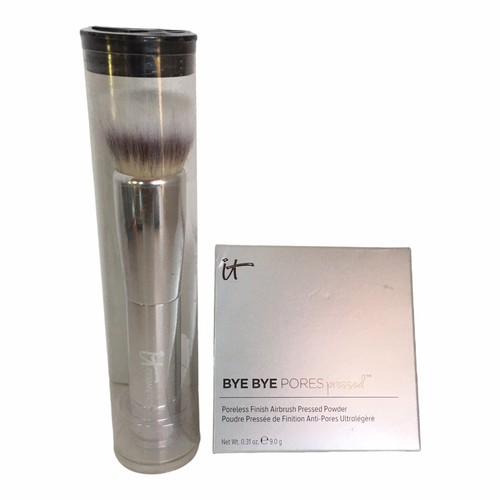IT Cosmetics Bye Bye Poreless Finish Airbrush Powder Translucent Shade + Brush - Picture 6 of 11